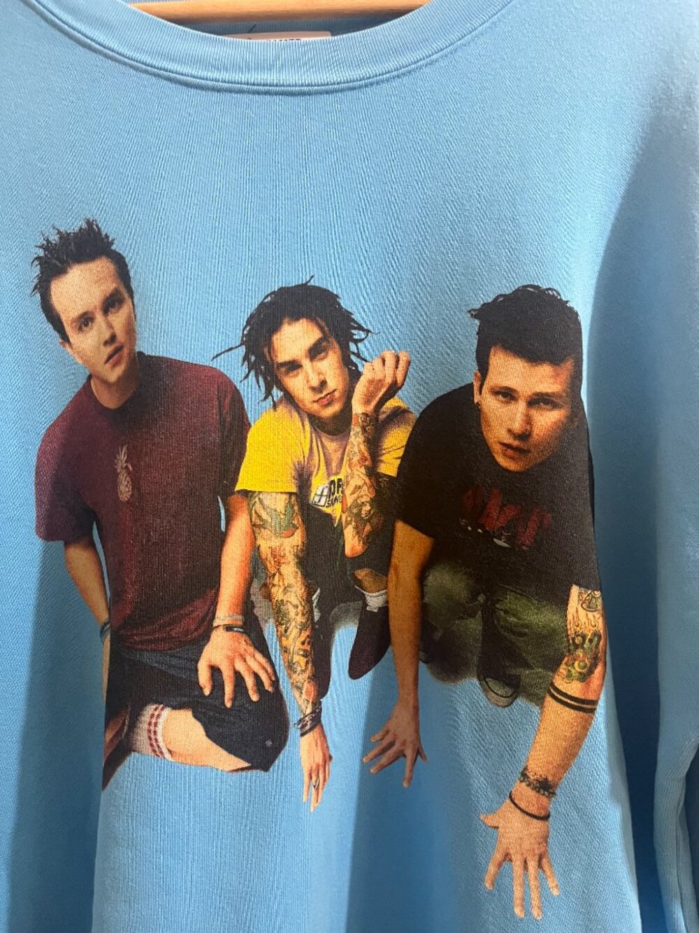 Daydreamer Blink 182 Photo Oversized Crew Sweatshirt - Picture 7 of 12